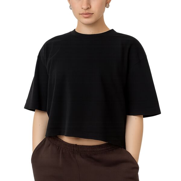 LA Apparel Oversized Crop Tee Thumbnail