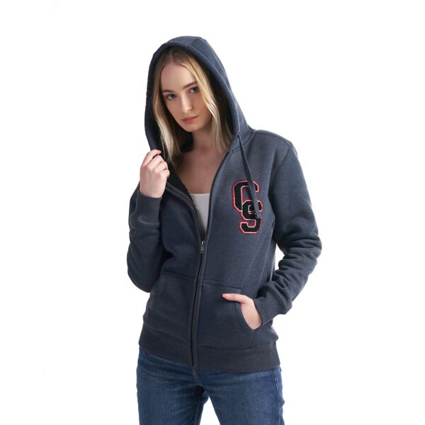Yolo Ladies Sherpa Lined Full Zip Hoodie Thumbnail