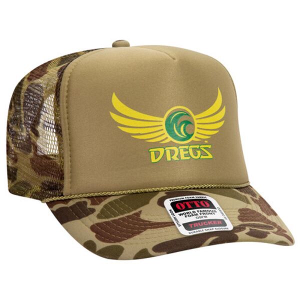 5 Panel High Crown Mesh Back Trucker Hat Thumbnail