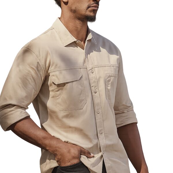 Mens Lightweight Tradie Long Sleeve Shirt Thumbnail