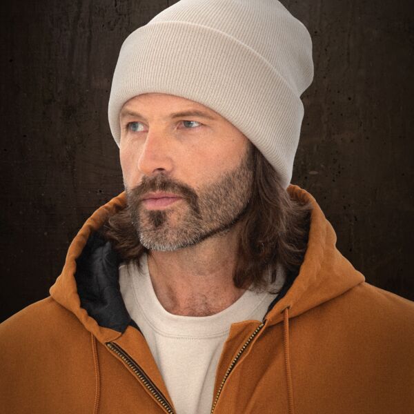 FLEECE LINED KNIT CUFF BEANIE Thumbnail