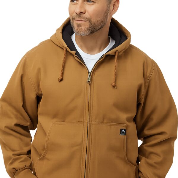 Men's Cheyenne Boulder Cloth™ Hooded Jacket with Tricot Quilt Lining Thumbnail