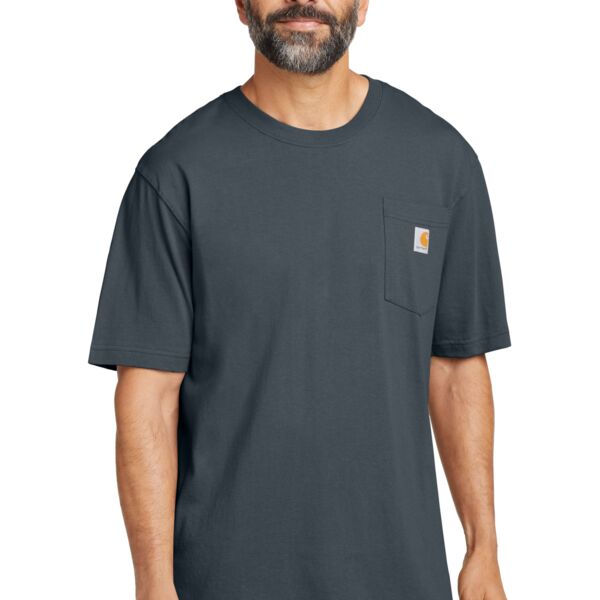 Loose Fit Heavyweight Short Sleeve Pocket T Shirt Thumbnail