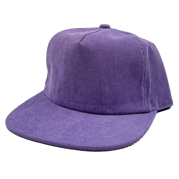 5 panel Flat Bill Corduroy Cap Thumbnail
