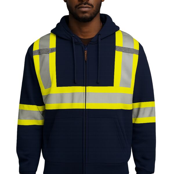 TRAFFIC HOODIE WITH DETACHABLE HOOD Thumbnail
