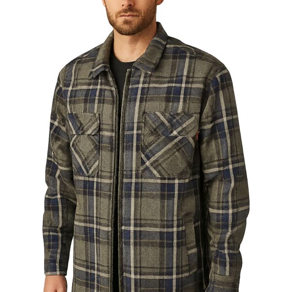 Sherpa Bonded Flannel Jac-Shirt Thumbnail