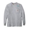 Loose Fit Heavyweight Long-Sleeve Pocket T-Shirt Thumbnail