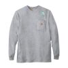 Loose Fit Heavyweight Long-Sleeve Pocket T-Shirt Thumbnail